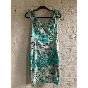 Dress Barn Floral Print Dress Size 4 NWT